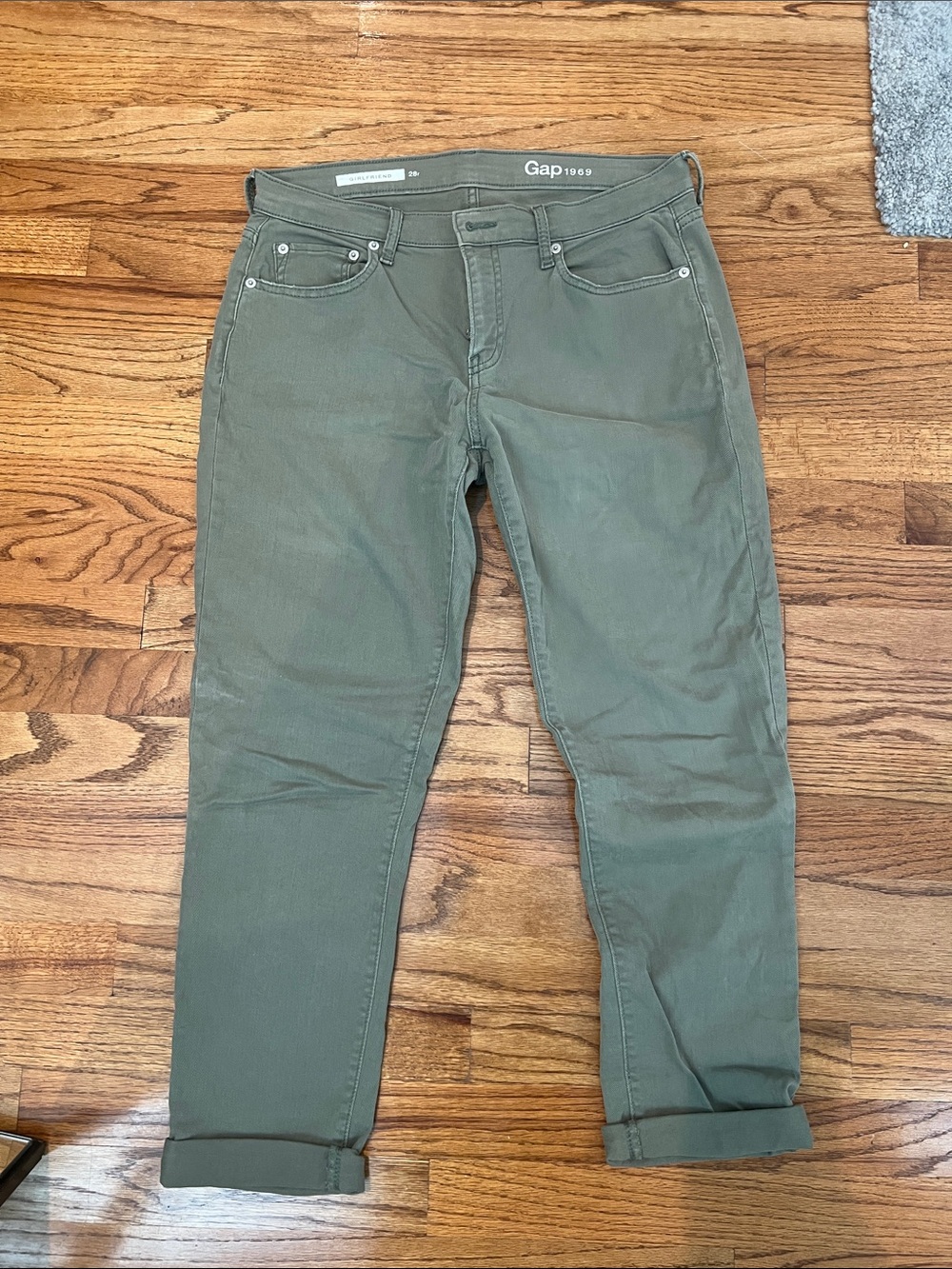 GAP Olive Green girlfriend pants